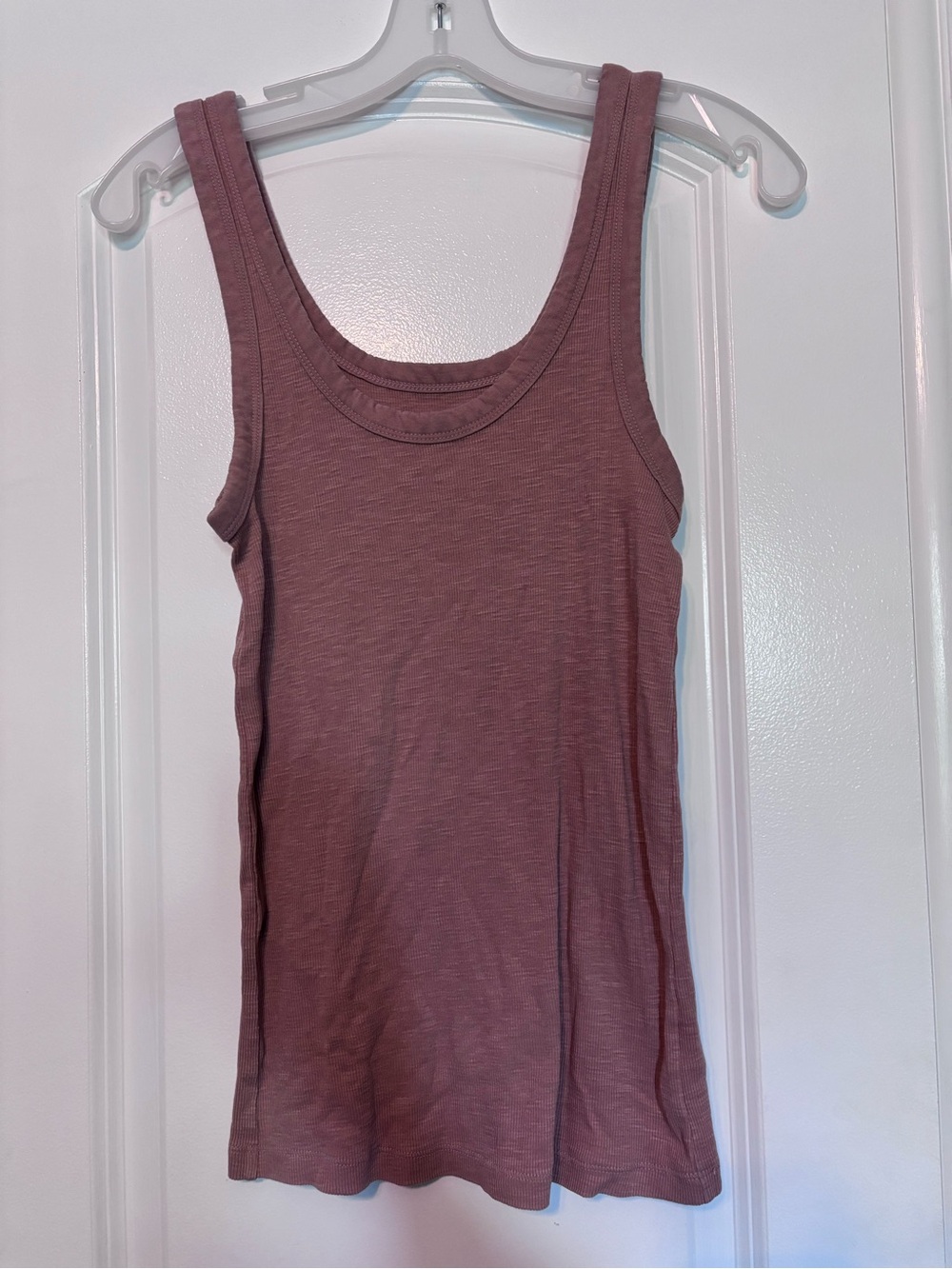 Universal Thread Ribbed Tank Top Mauve Dusty Rose XS Casual Basic